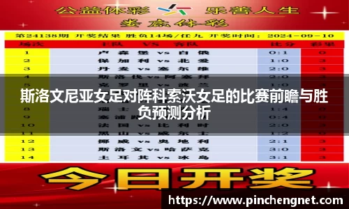 斯洛文尼亚女足对阵科索沃女足的比赛前瞻与胜负预测分析